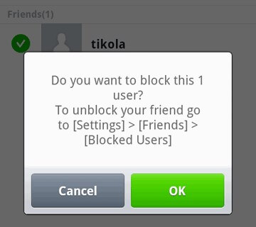 what does block mean on line