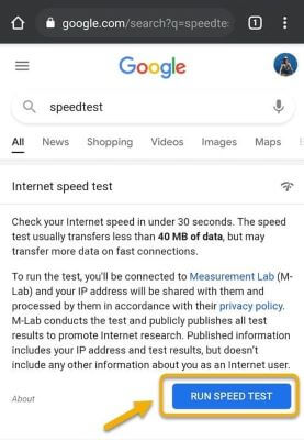 internet speed test