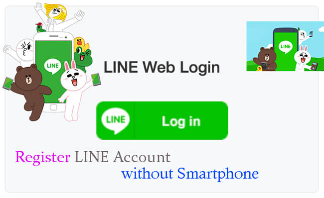 register line account without smart phone