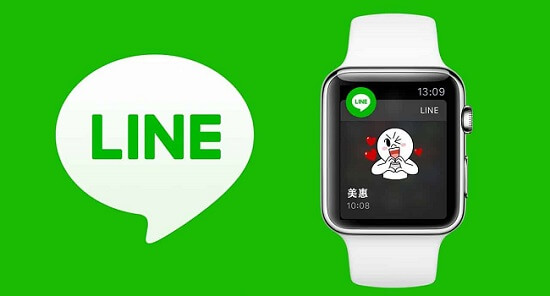 line on app watch