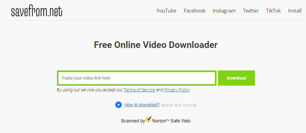 youtube downloader savefrom