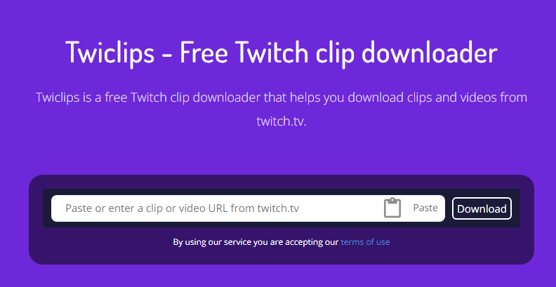 4k video downloader and twitch vod