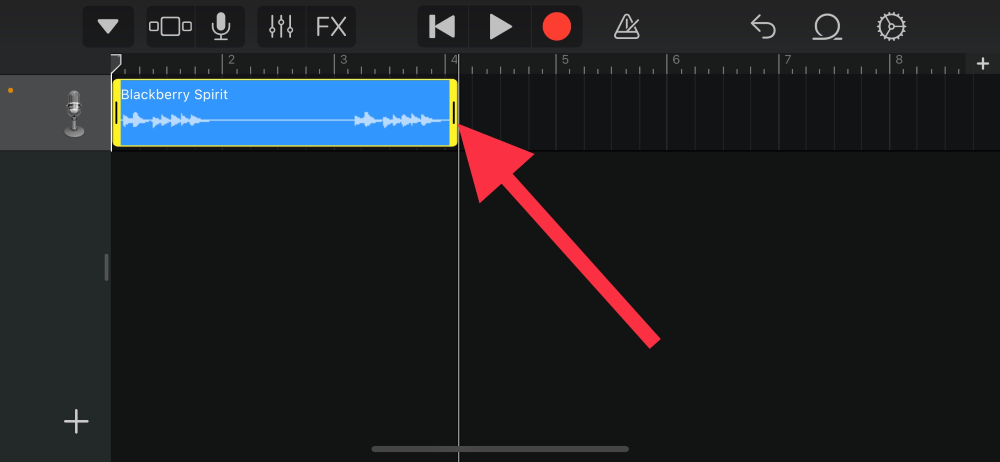 adjust the audio section