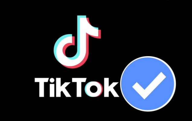 blue check on tiktok