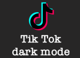 questions for how to turn on dark mode on tiktok