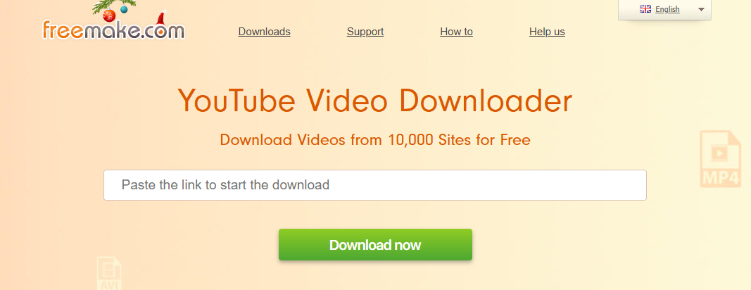 freemake youtube video downloader window