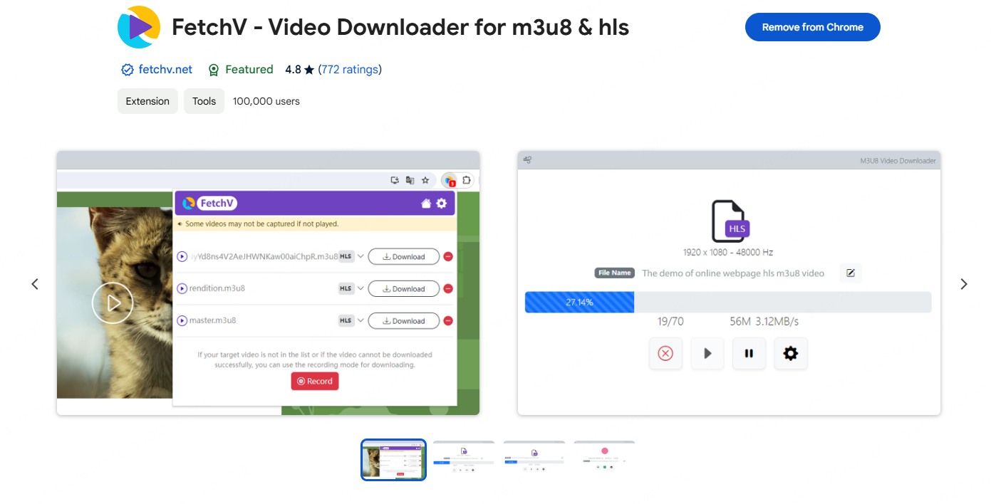 hd youtube downloader extension fetchv