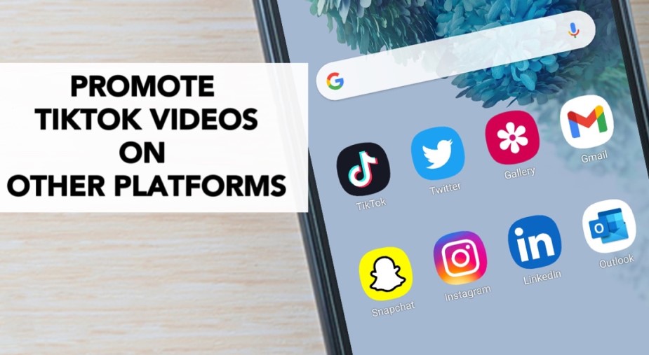 promote tiktok videos on other platforms