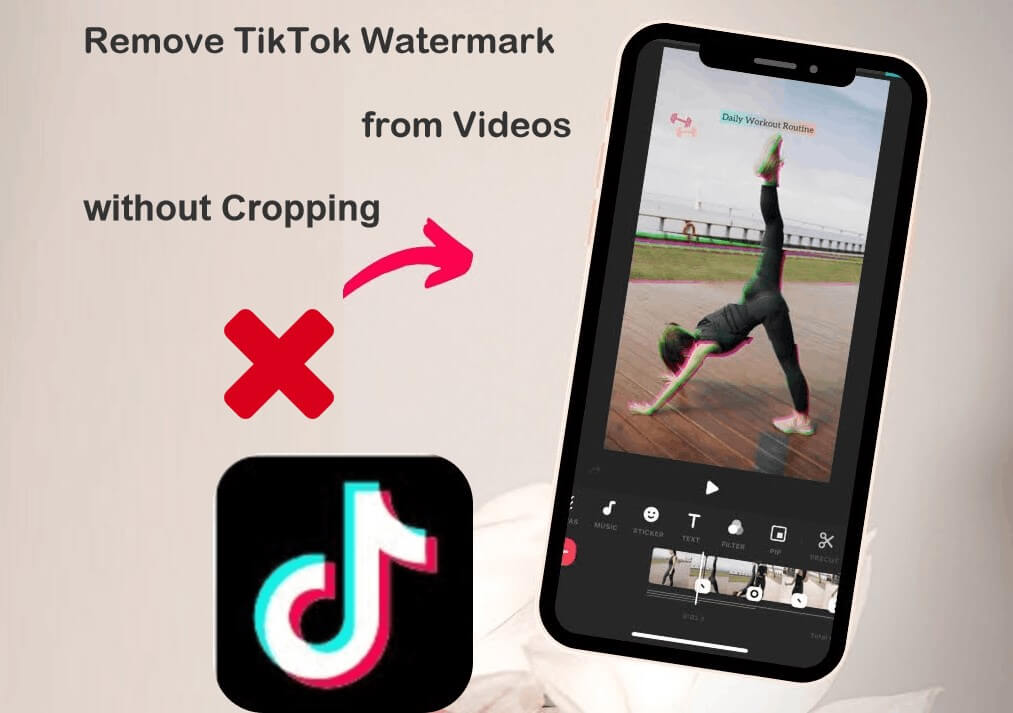 remove tiktok watermark from videos without cropping