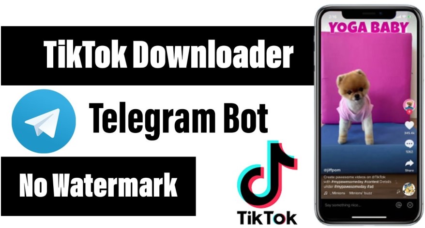 remove tiktok watermark telegram