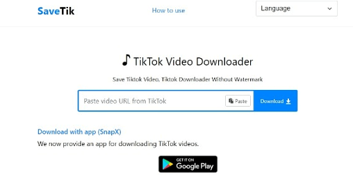 savetik tiktok downloader