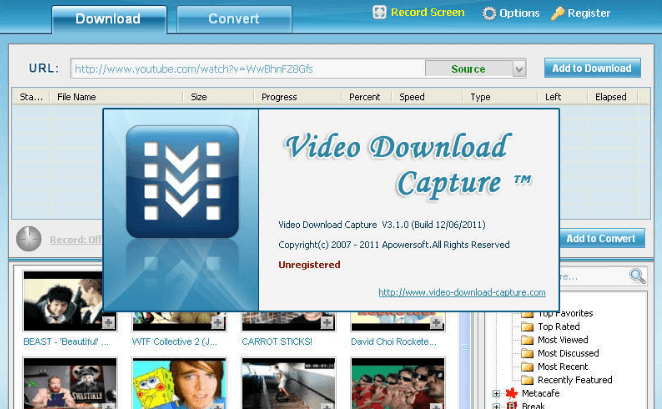 video download capture