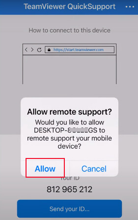 allow remote support