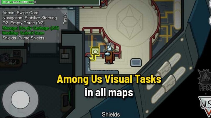 among us visual tasks
