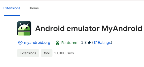 android emulator myandroid