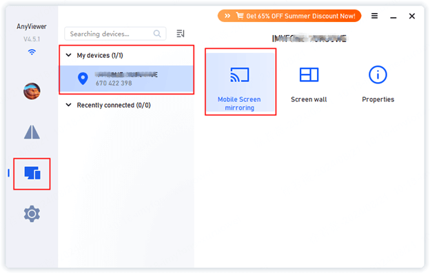 anyviewer mobile screen mirroring