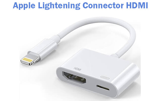 apple lightening connector hdmi