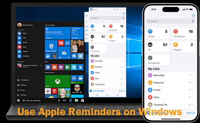 apple reminders on windows