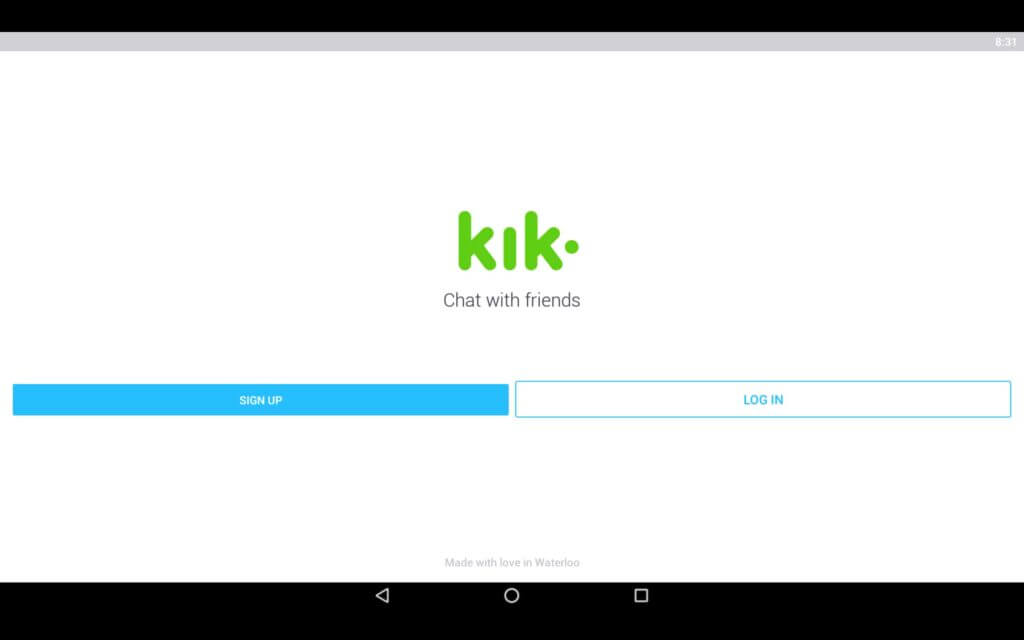 bluestacks play kik