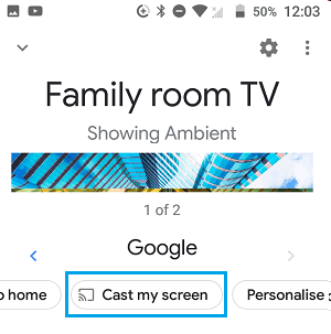 cast my screen