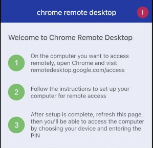 chrome remote desktop instructions