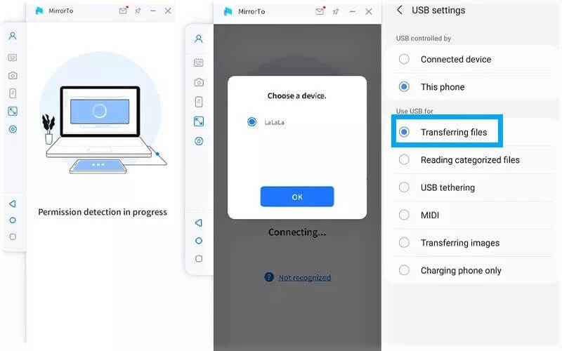 connect your phone to pc via usb cable