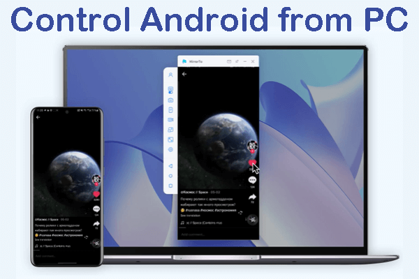 remote control android from pc