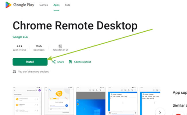 download chrome remote desktop