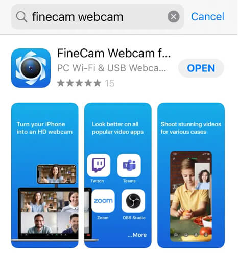 download finecam webcam