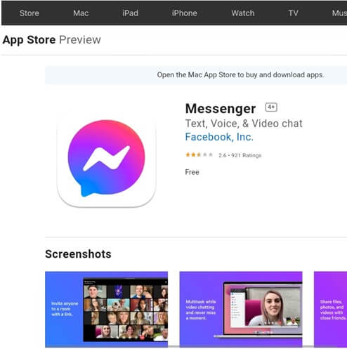 official facebook messenger for mac download