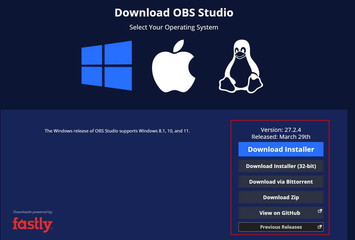 download obs