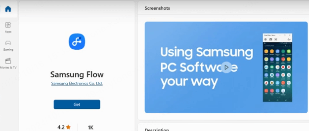 download samsung flow