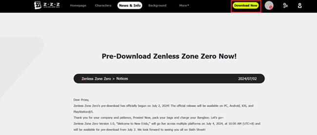 download zone zero now