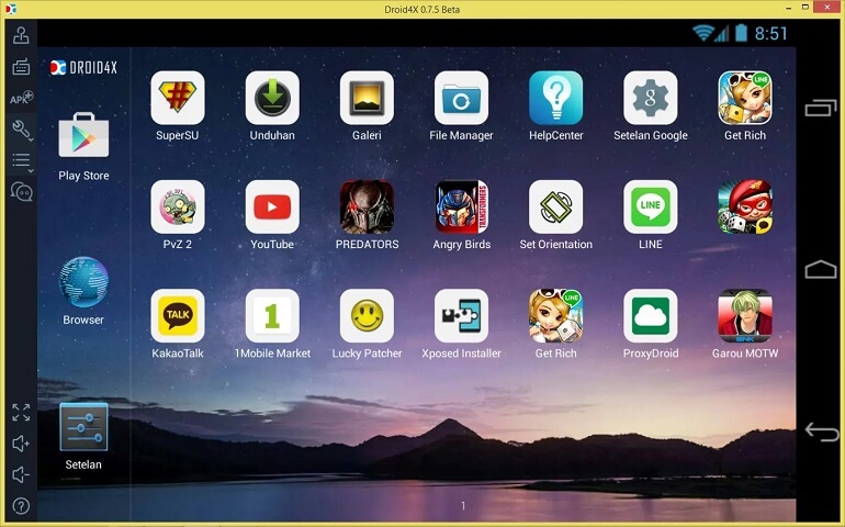 the lightest android emulator for pc