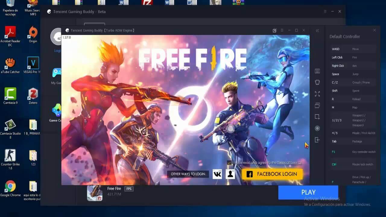 free fire computer