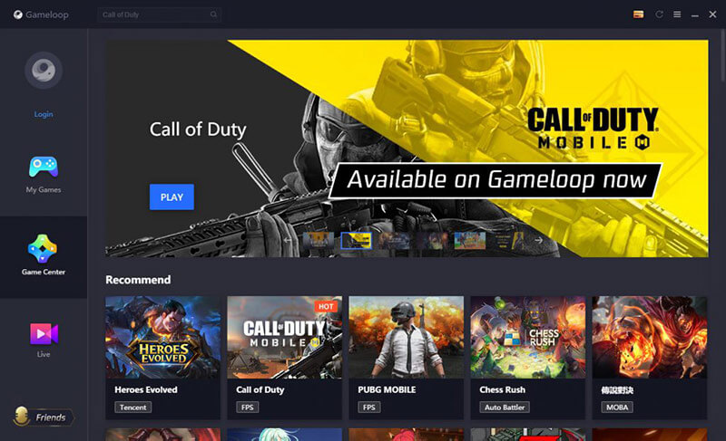 Play your favorite Android games on PC with Gameloop