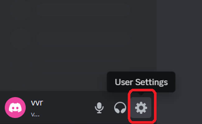 go to discord user settings