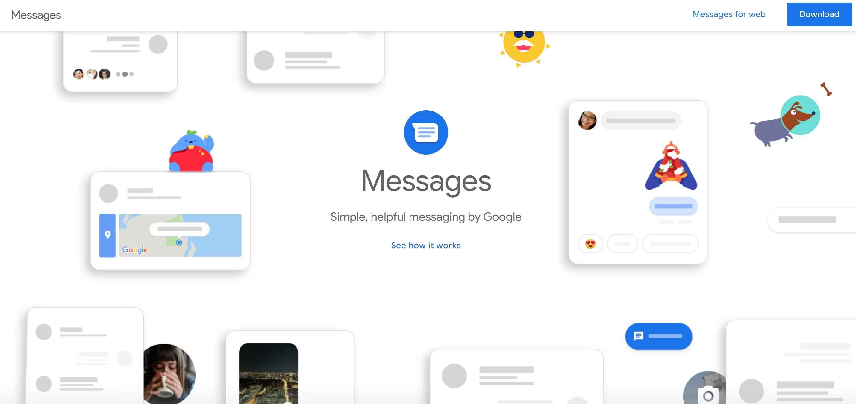 google messages website