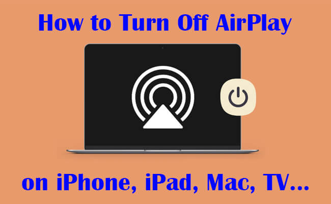 how to turn off airplay