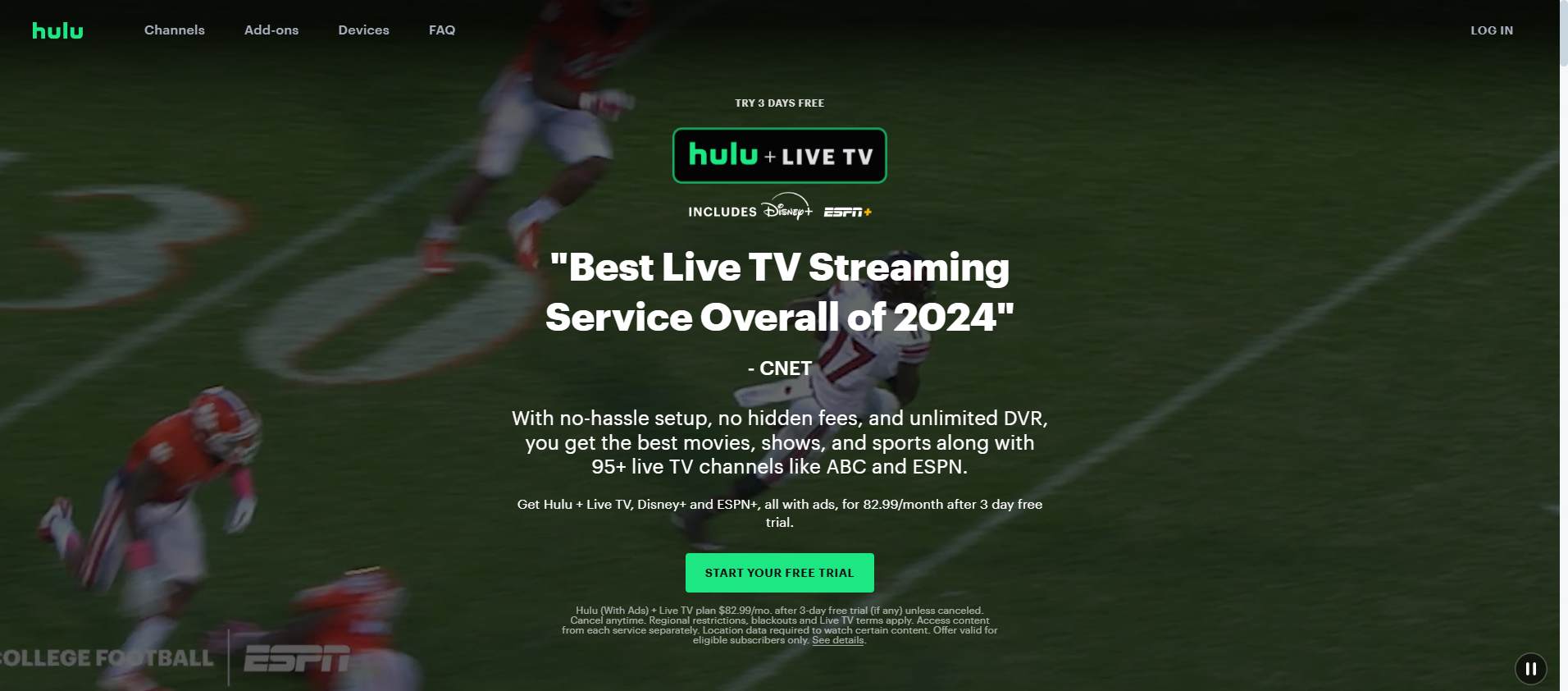 hulu live tv sites similar to streameast