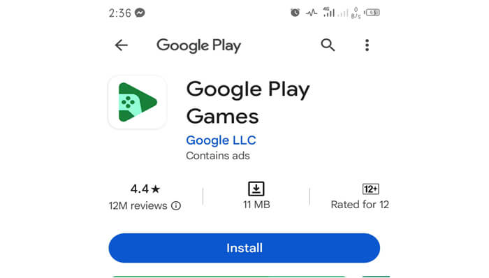 install google play games