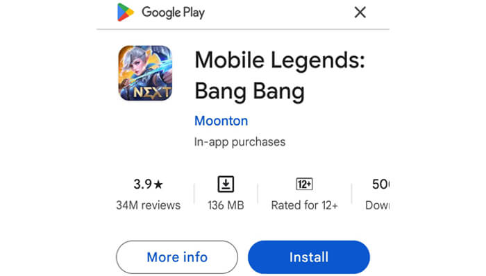 install mobile legends