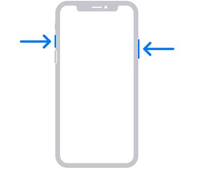 iphone x and later take screenshot