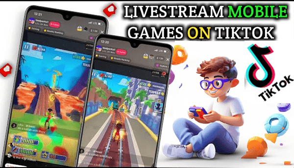 live stream mobile games on tiktok