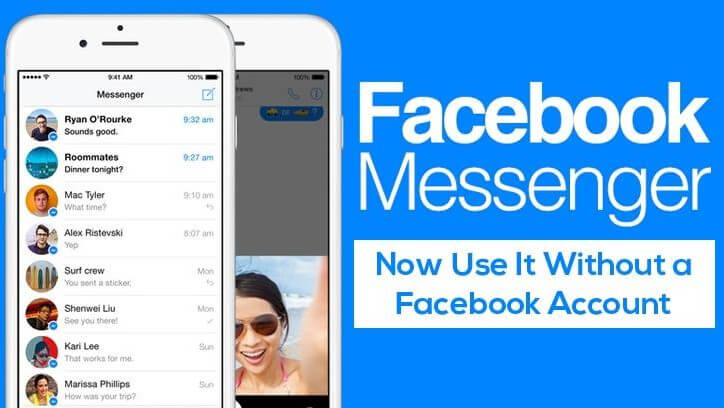 login to messenger without facebook account