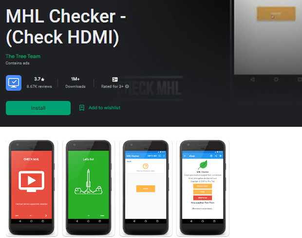 mhl checker app