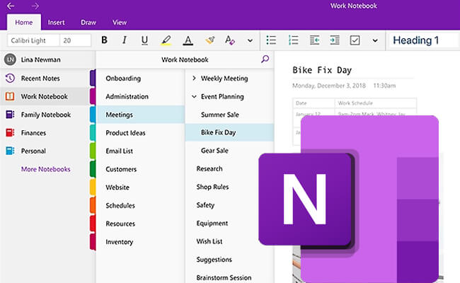 microsoft onenote