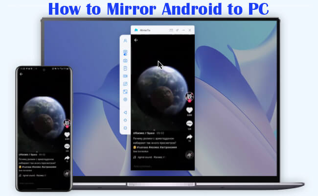 mirror android to pc