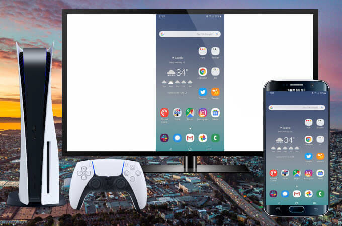 mirror iphone or android to ps4