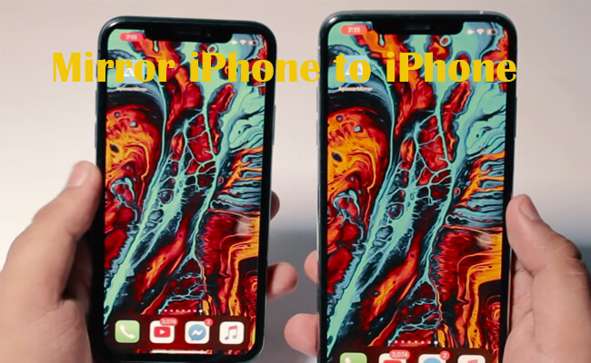 mirror iphone to iphone